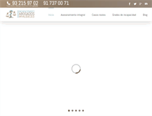 Tablet Screenshot of incapacidades-abogados-invalideces.com